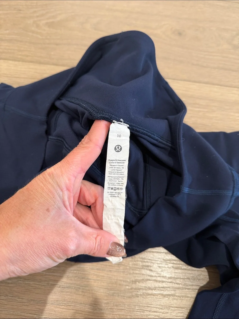 LULULEMON True Navy Align High Rise Jogger Full-Length Soft Nulu Active Size 10
